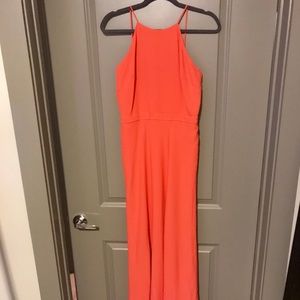 J Crew Carly Long Dress in Drapey Matte Crepe